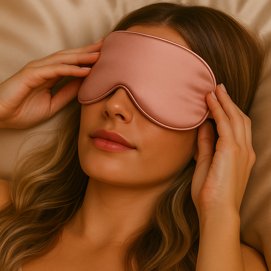 Masque de sommeil en soie de mûrier 22 momme