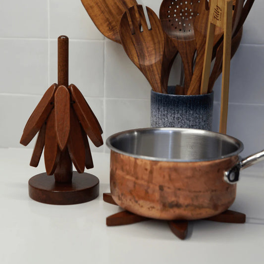 Siv | Ensemble de Dessous de Plat Pliables en Bois