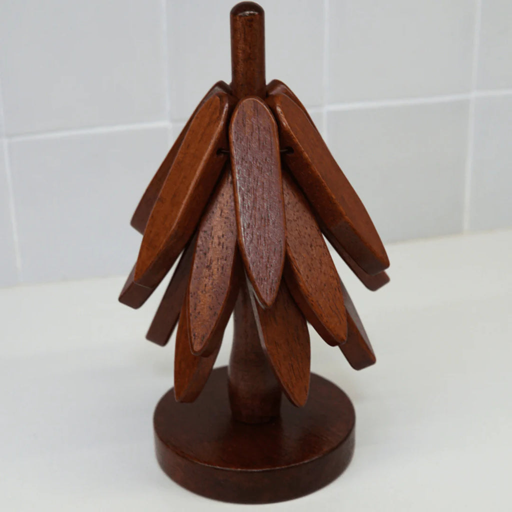 Siv | Ensemble de Dessous de Plat Pliables en Bois