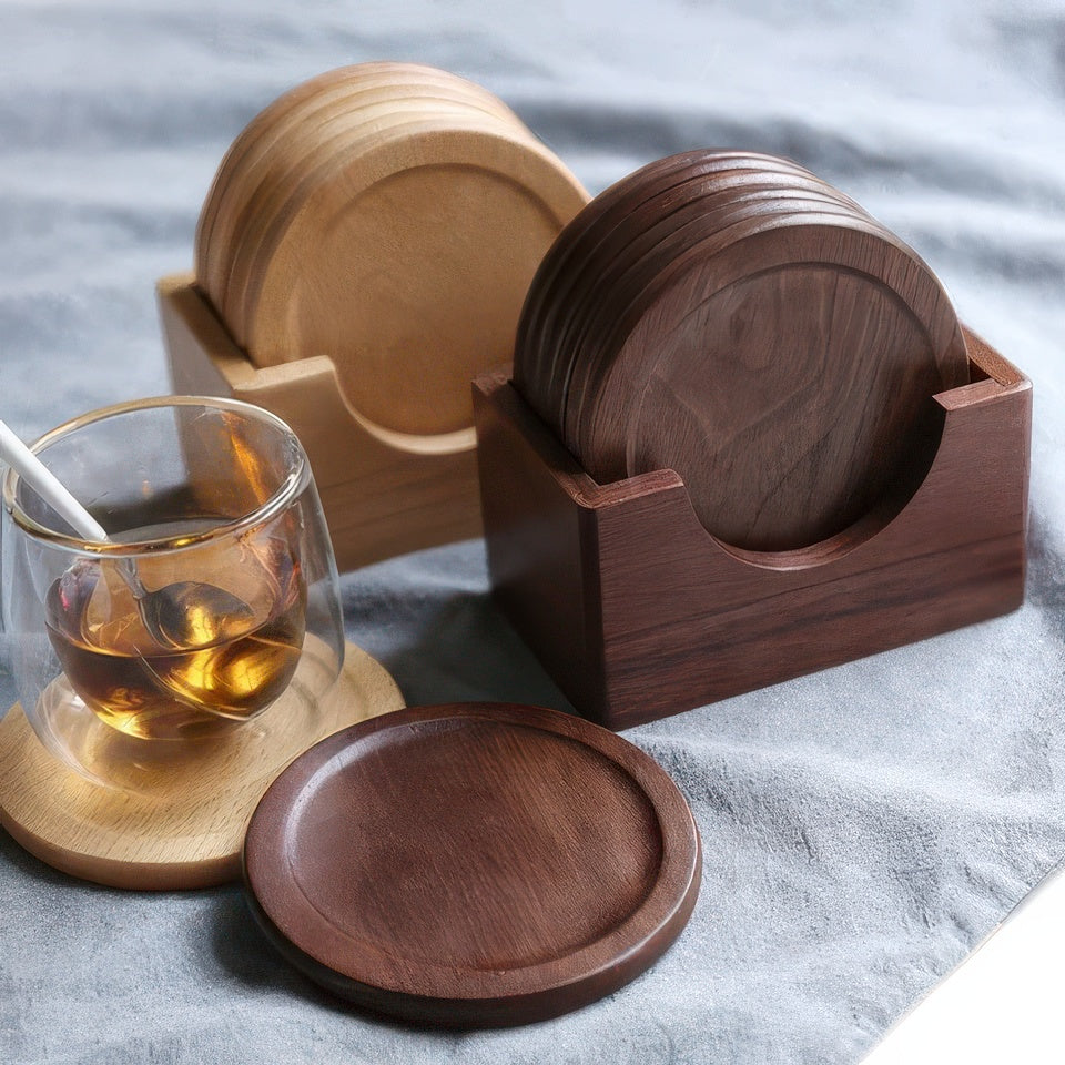 Sivon | Lot de Dessous de Verre en Bois