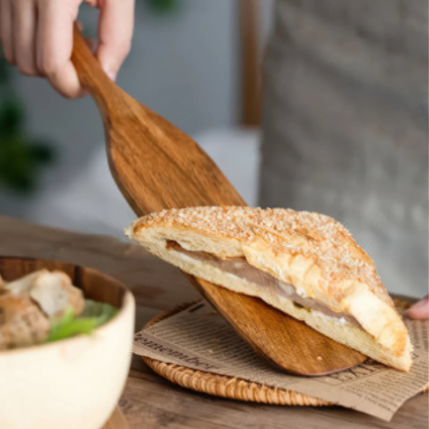 Skara | Ensemble de 5 Spurtles en Bois d’Acacia