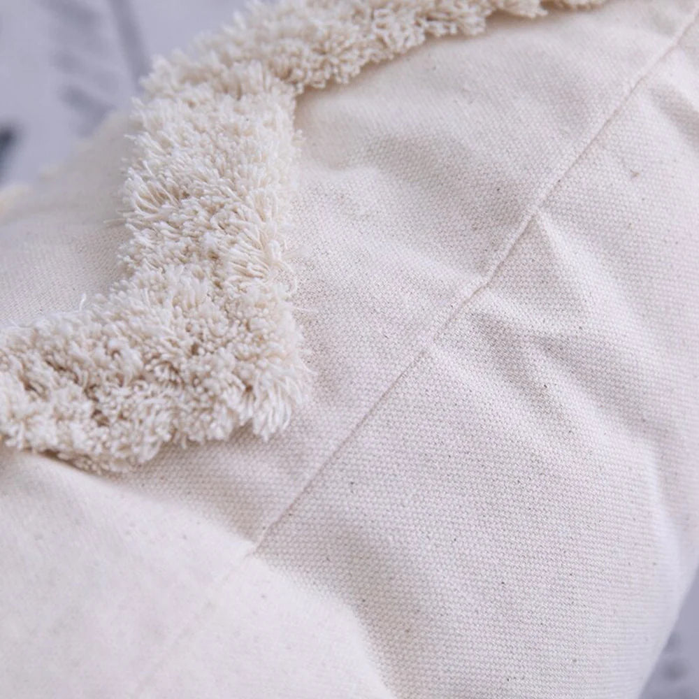 Solveig | Housse de Coussin en Coton Texturé