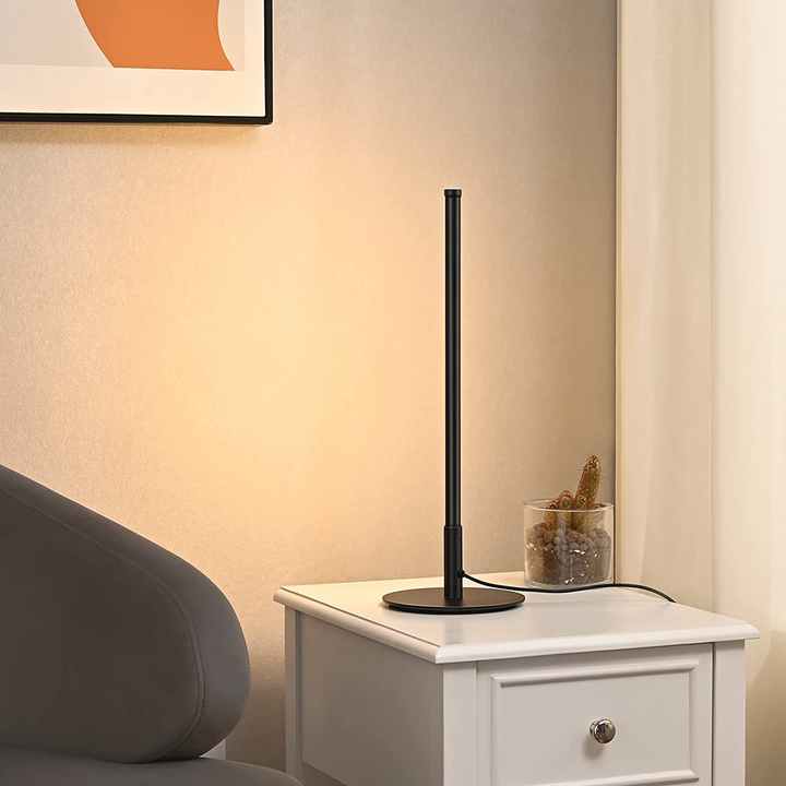 Soren | Lampe de Table LED Noir Mat (Set de 2)