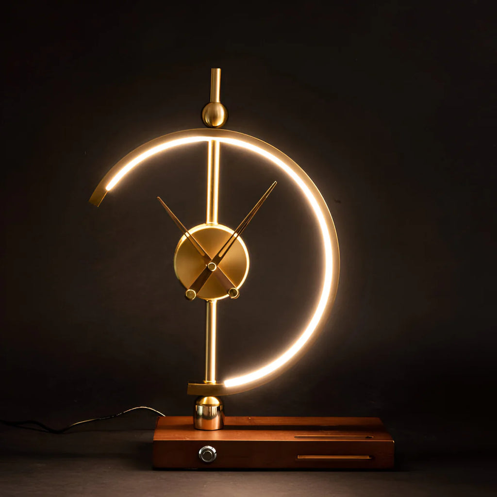 Soril | Lampe de Bureau LED avec Horloge