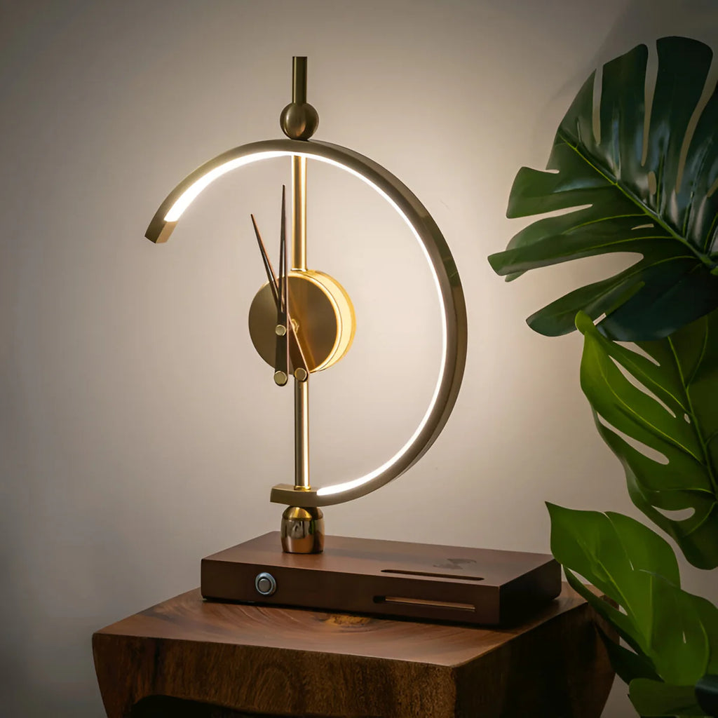Soril | Lampe de Bureau LED avec Horloge