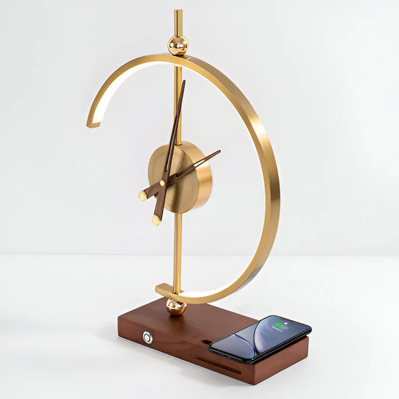 Soril | Lampe de Bureau LED avec Horloge