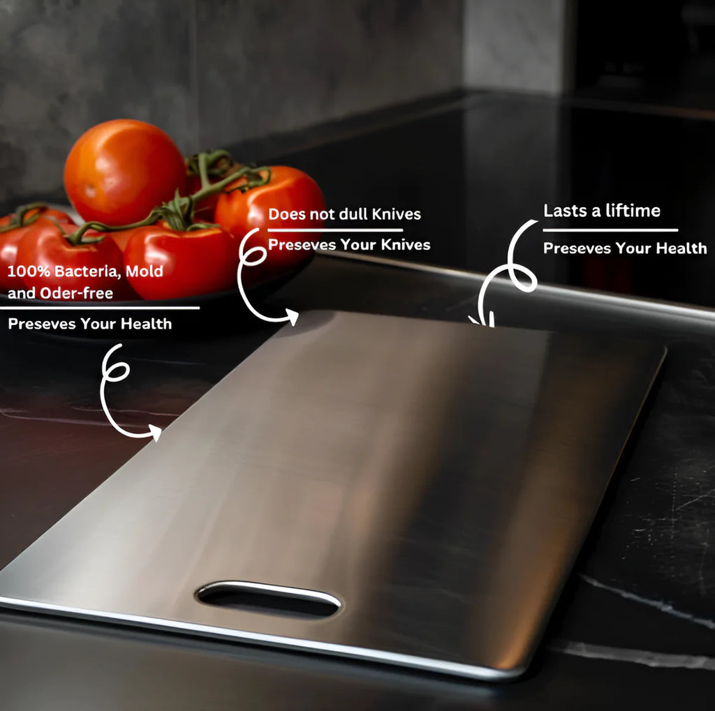 Taren | Planche à Découper Inox Double Face