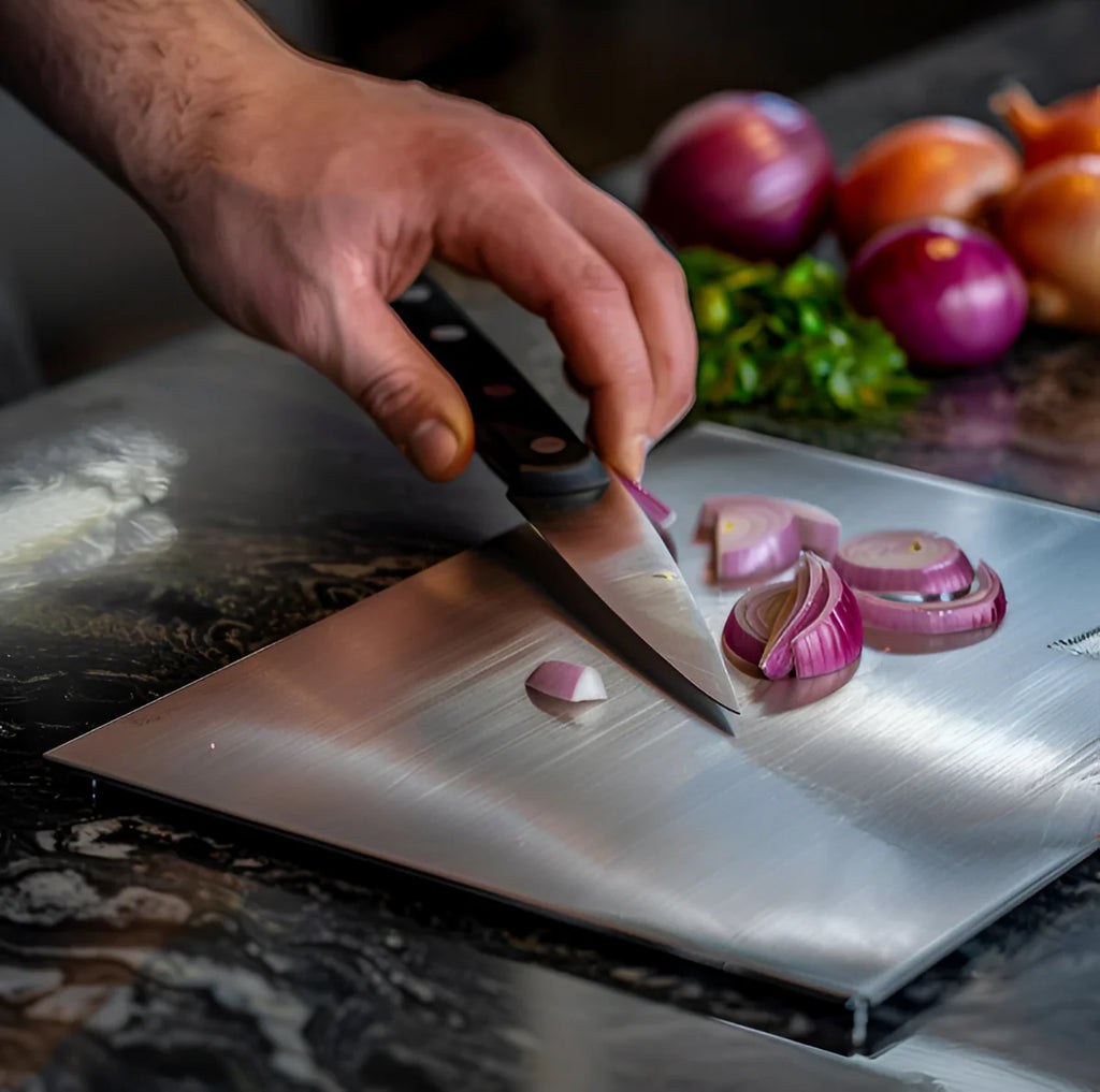 Taren | Planche à Découper Inox Double Face