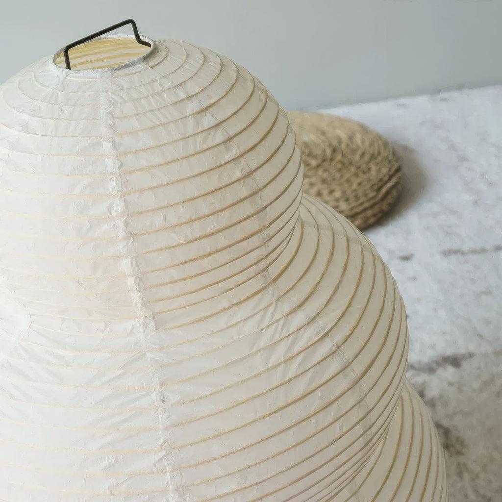 Thessa | Lampadaire Japonais en Papier de Riz