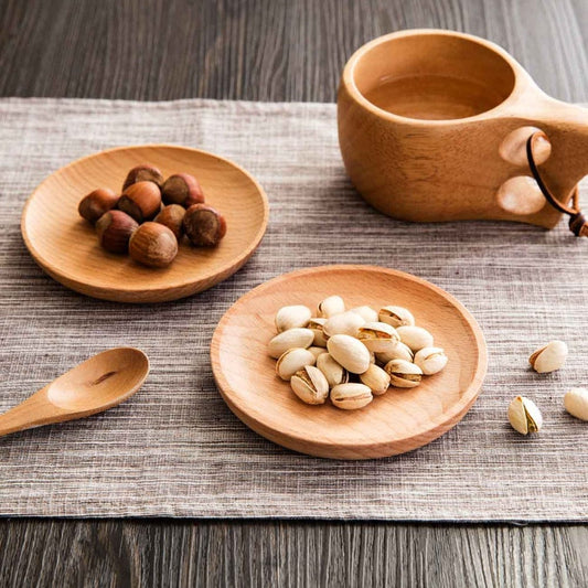 Veiko | Assiette à Dessert en Bois de Hêtre