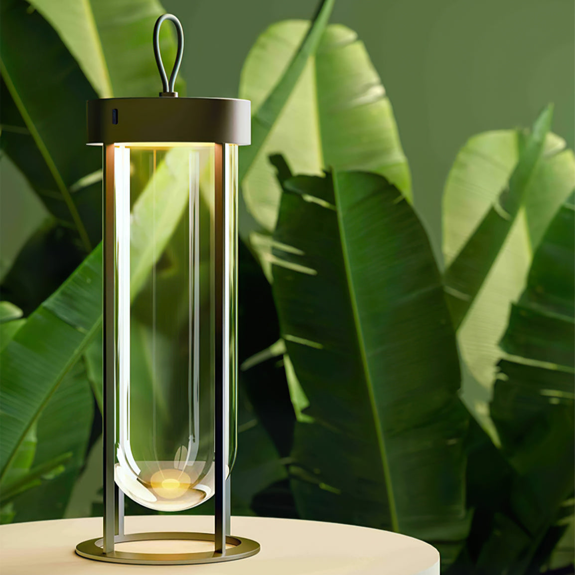 Variant image for Sorenza | Lampe de table rechargeable sans fil en métal et verre-4