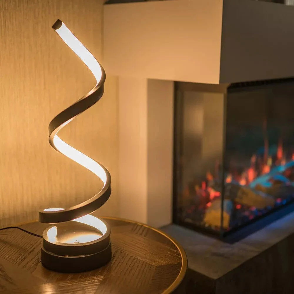 Zaro | Lampe de Table Spirale LED