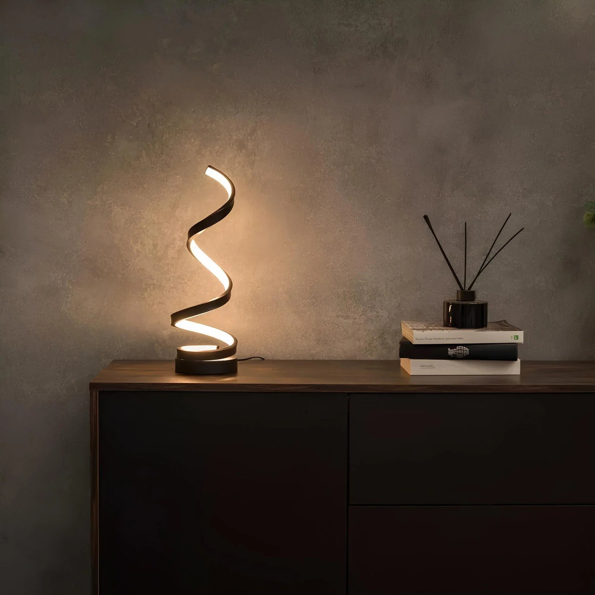Zaro | Lampe de Table Spirale LED
